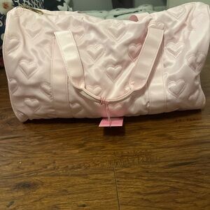 Stoney clover Target collab Pink Heart-Patterned duffel bag